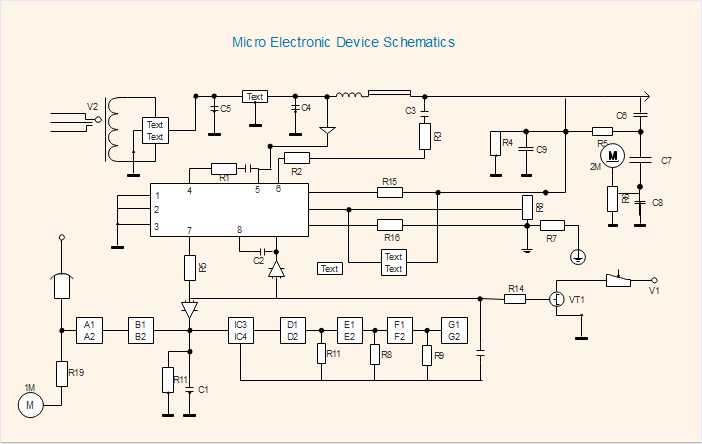 sample schematic diagram circuit