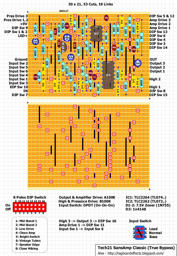 sansamp schematic diagram
