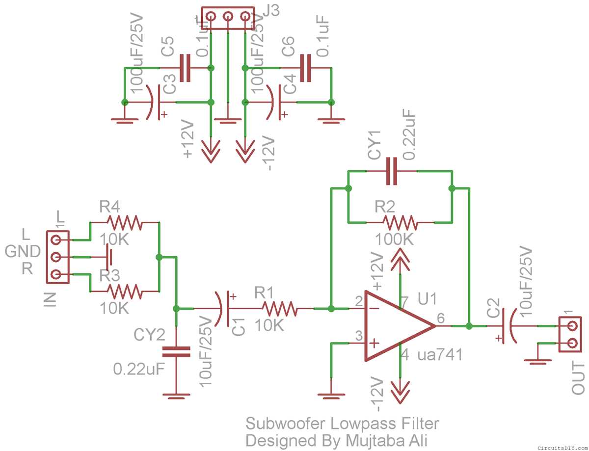 sansui multiplex low pass filter schematic diagram