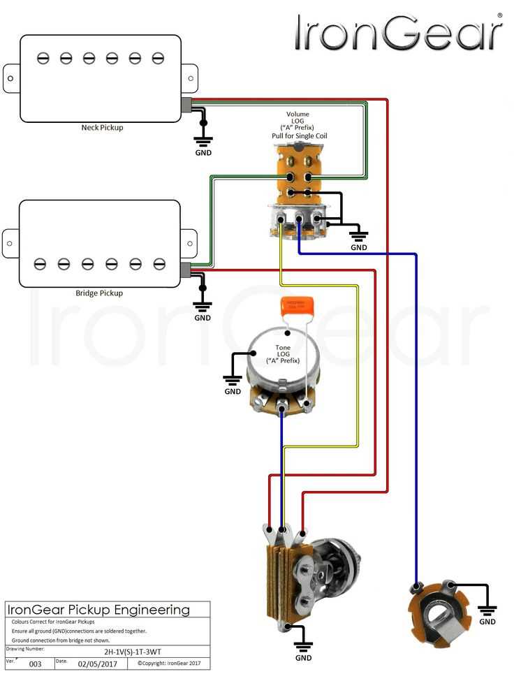 1 humbucker 1 volume 1 tone wiring diagram