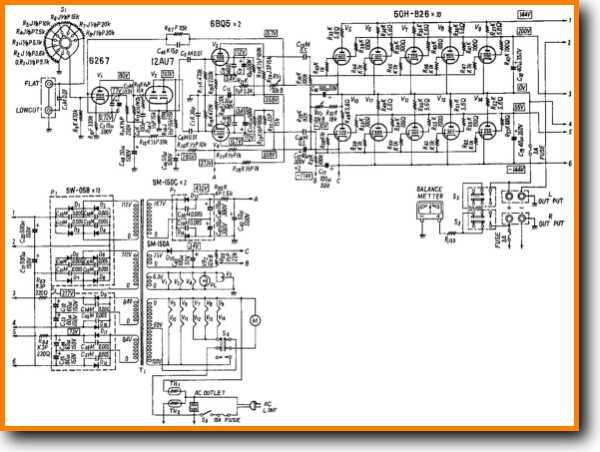 schematic diagram amplifier