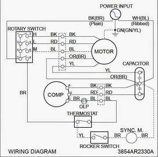 schematic diagram for air conditioning system