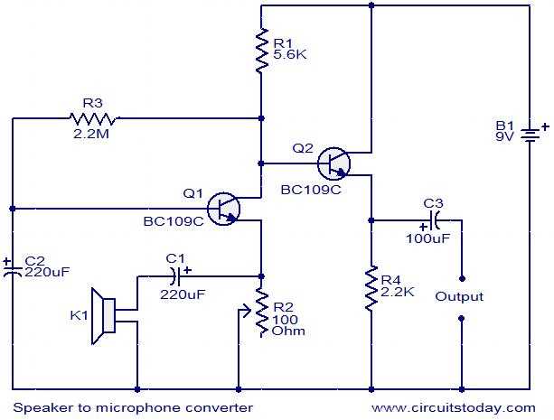 schematic diagram for headphone with microphone schematic diagram for headphone with microphone