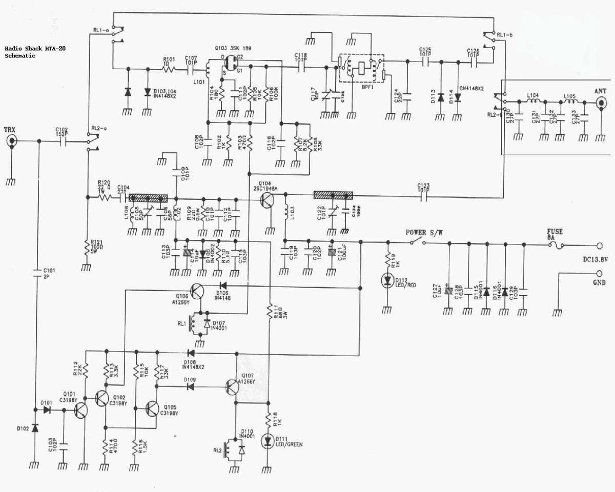 schematic diagram for micronta dmm 22 191