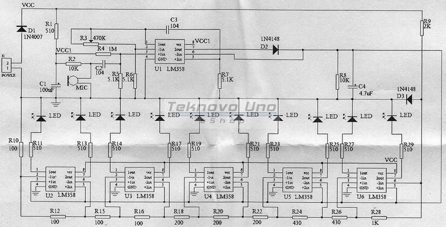 schematic diagram of a micro light