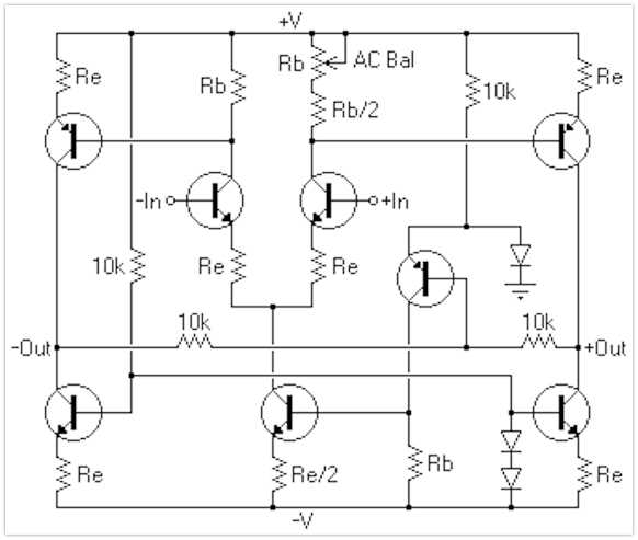 schematic diagram of brigde tied load using transistor