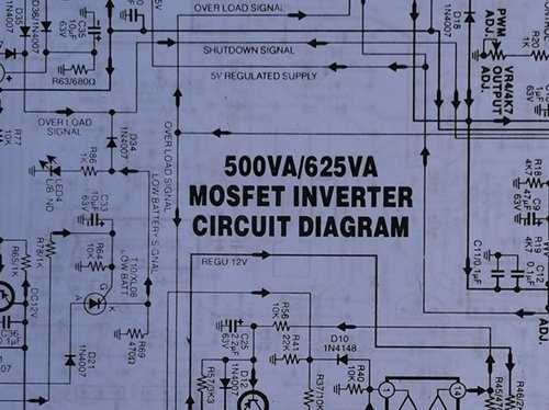 schematic diagram of circuit inverter