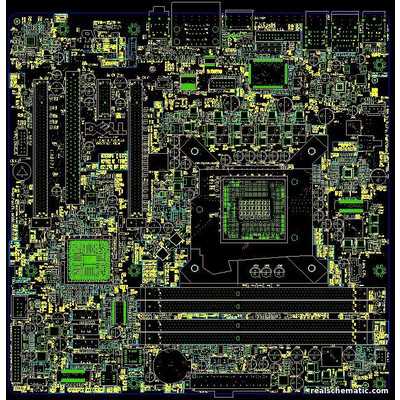 schematic diagram of the mother board dell tower 4620