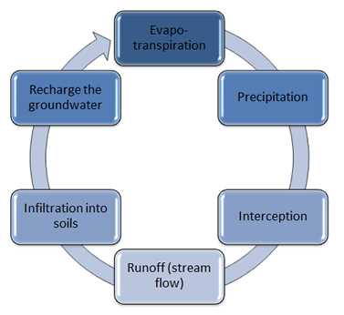 schematic diagram of water cy