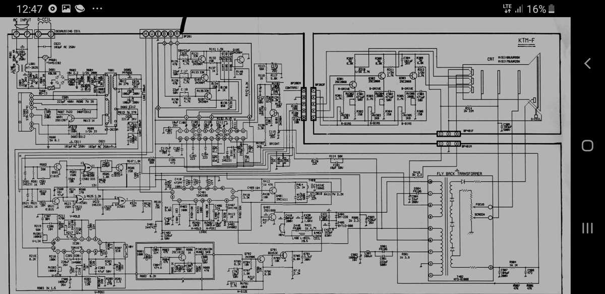schematic diagram tv polytron chasis hm 8873 302