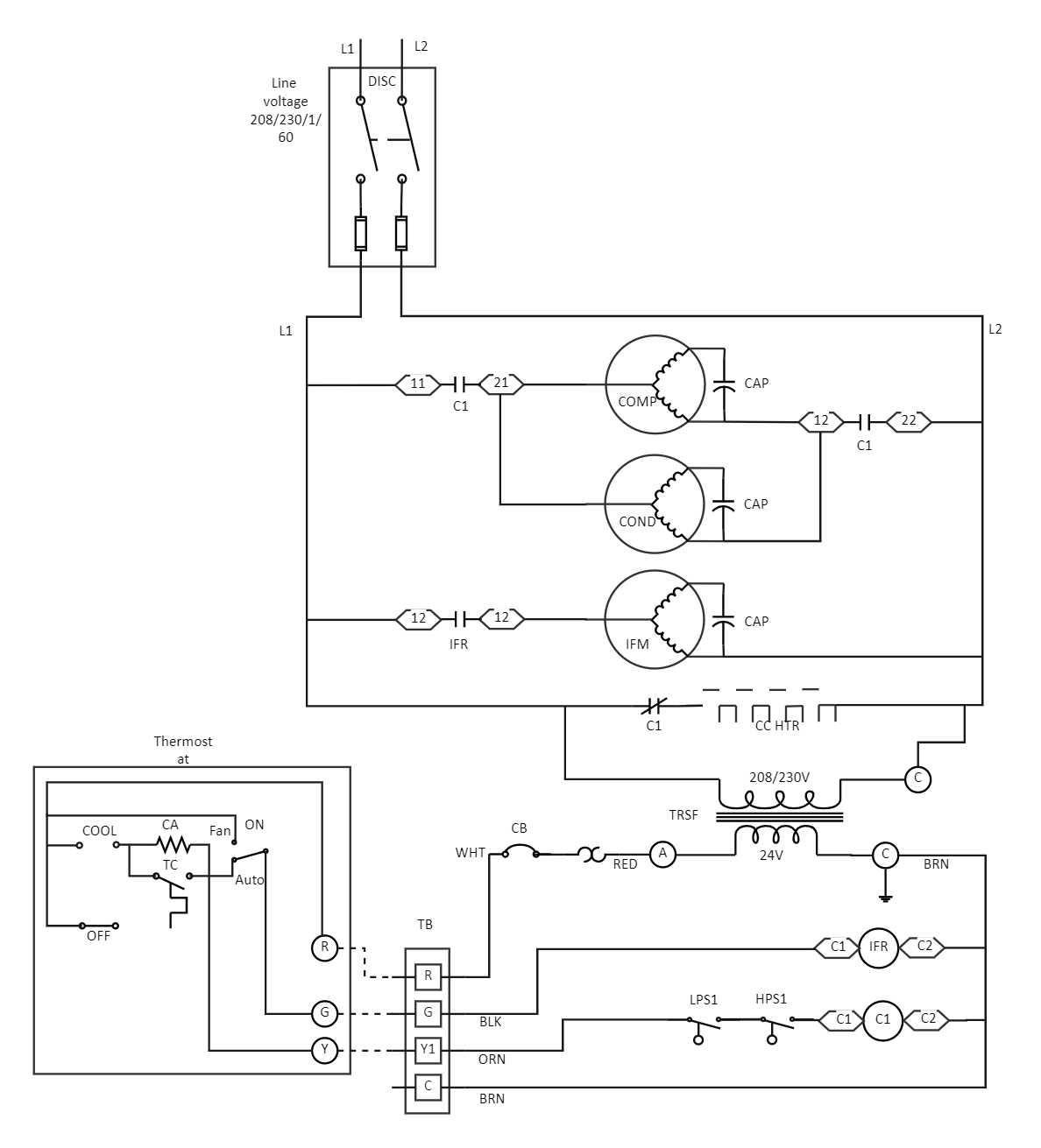 schematic ladder wiring diagrams