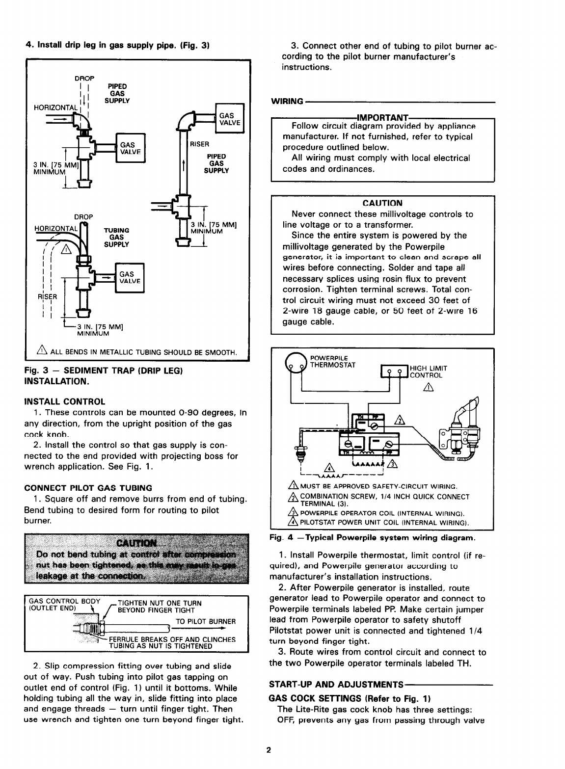 schematic millivolt gas valve wiring diagram
