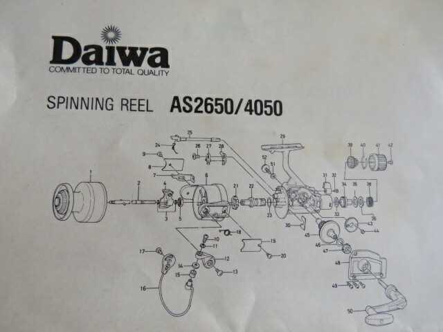 schematics daiwa reel parts diagram