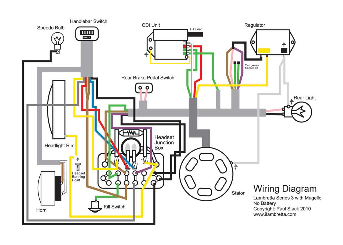 scooter ignition switch wiring diagram