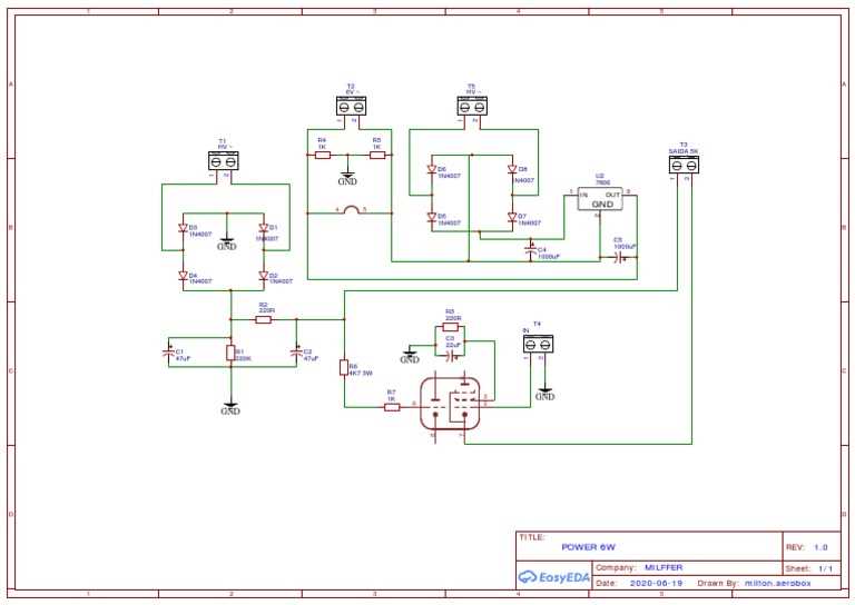 sd 806 schematic diagram for power supply