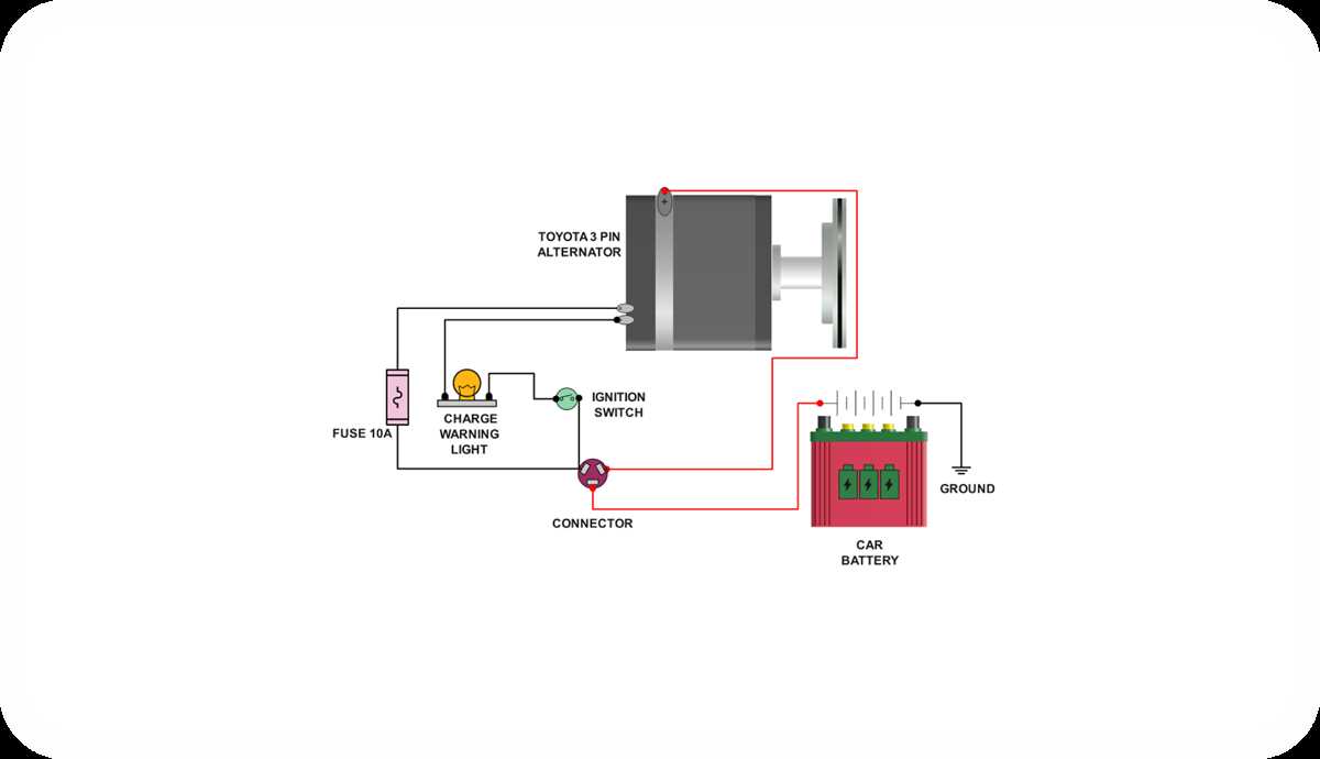 alternator voltage regulator circuit diagram