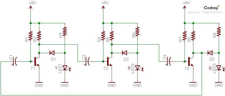 traffic signal circuit diagram
