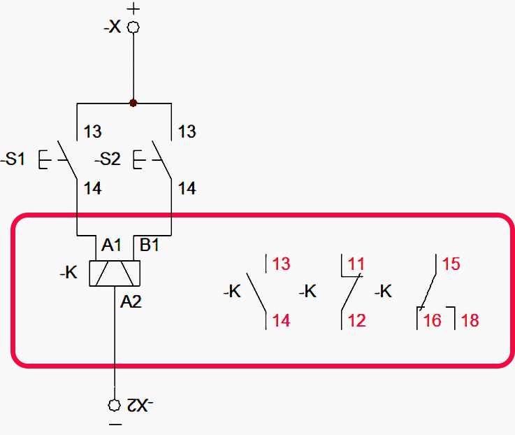 self latching relay circuit diagram