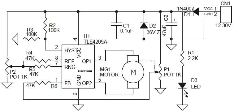 servo motor driver circuit diagram
