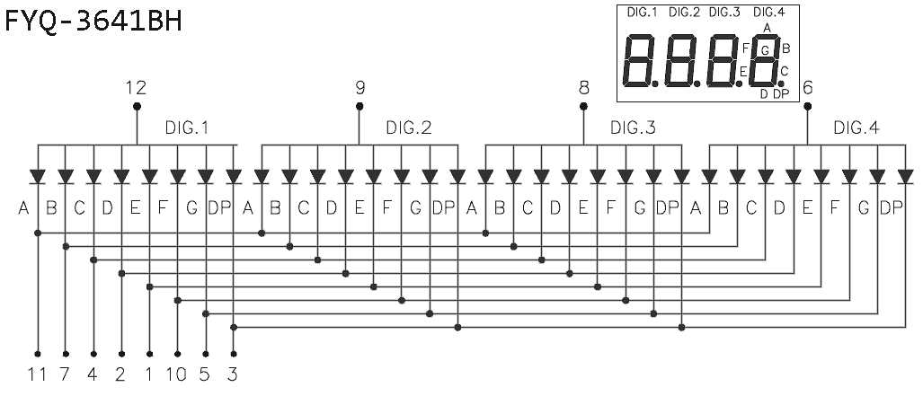 seven segment led display circuit diagram