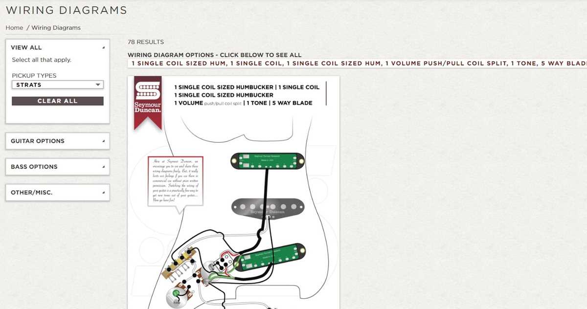 seymour duncan wiring diagram
