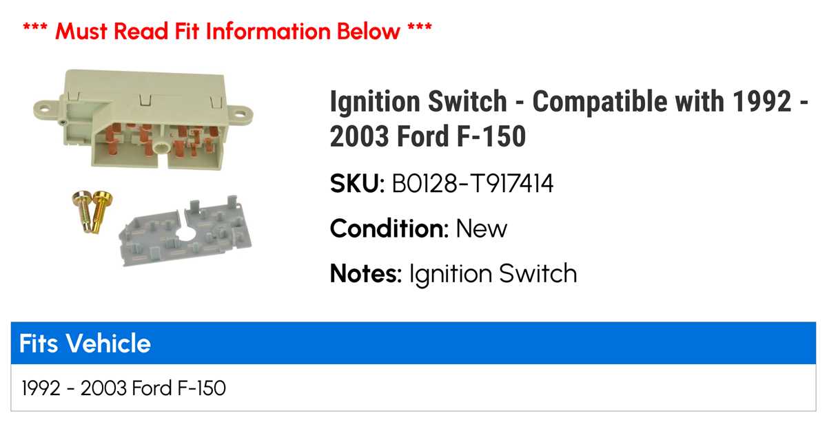 1993 ford f150 ignition switch wiring diagram