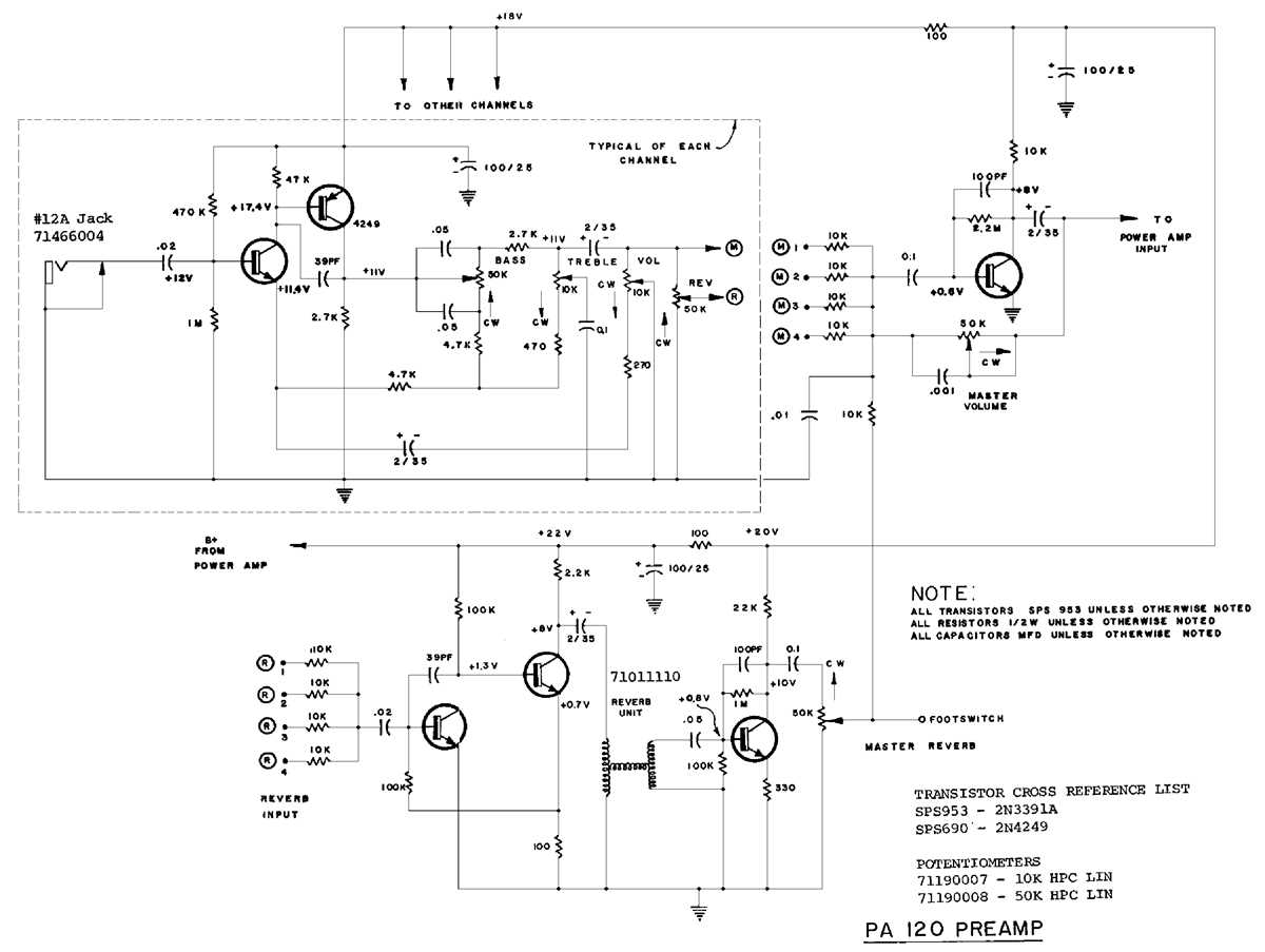 phonic am 120 diagram schematic