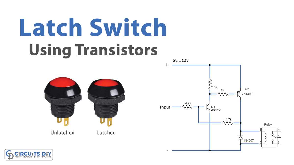 transistor latch circuit diagram