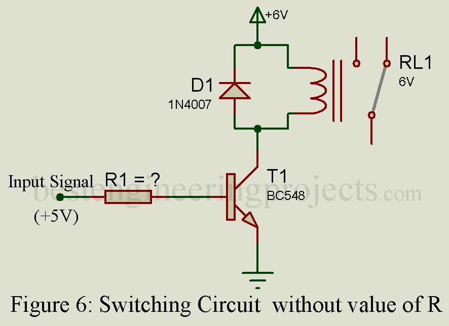 circuit diagram of relay switch