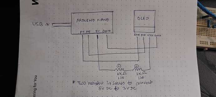 128x64 oled arduino schematic diagram