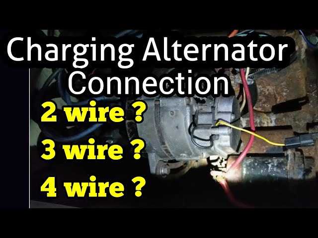 simple 3 wire alternator wiring diagram