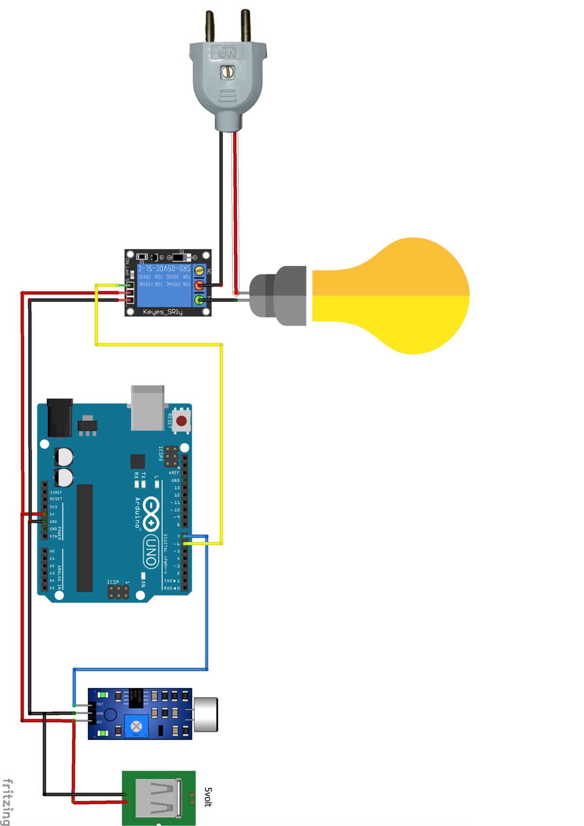 simple clap switch circuit diagram