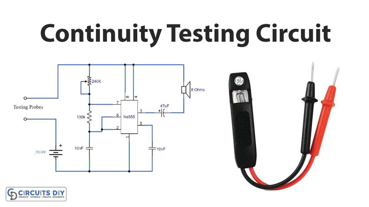 simple continuity tester circuit diagram