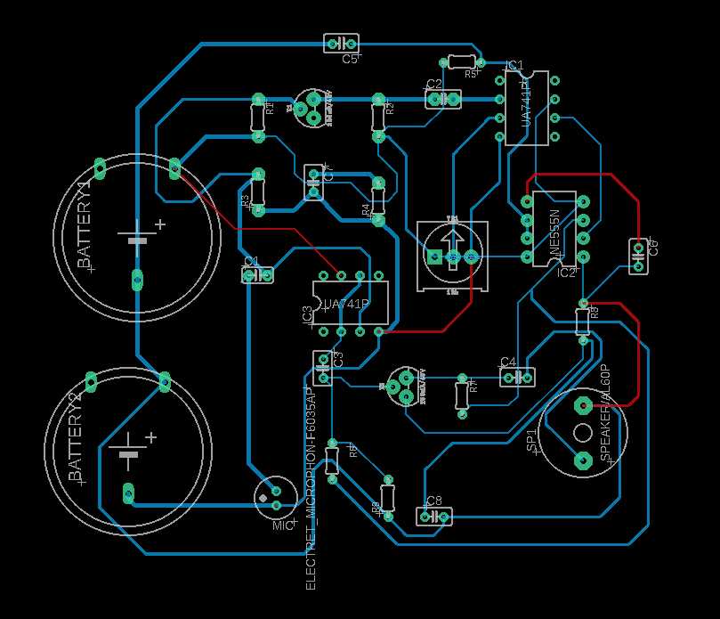 simple hearing aid circuit diagram