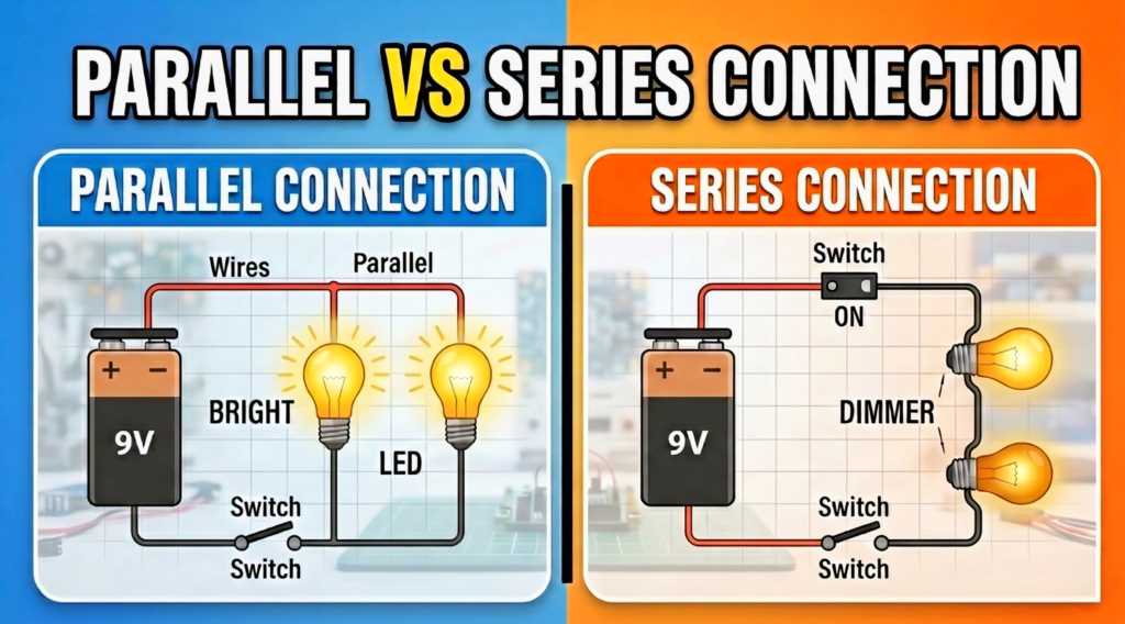 simple series and parallel circuit diagram