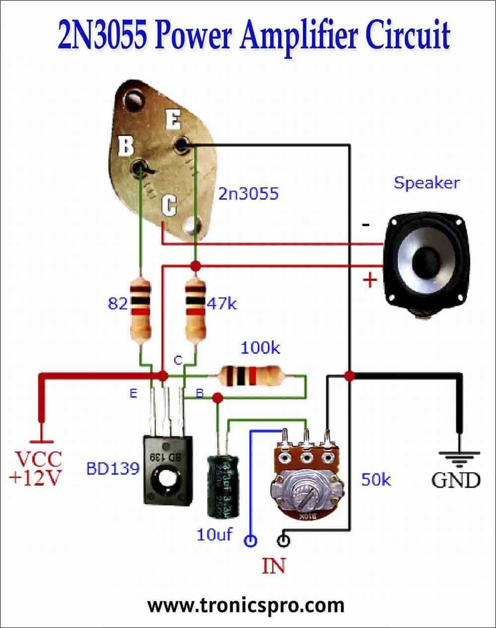simple subwoofer filter circuit diagram