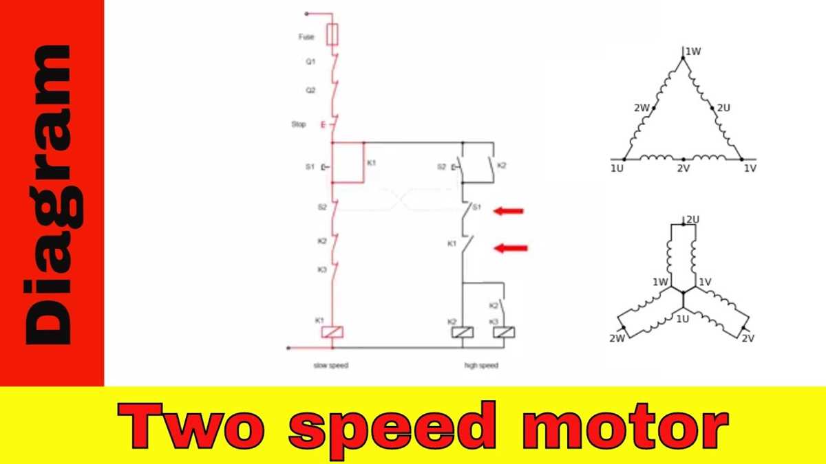 single phase two speed motor wiring diagram