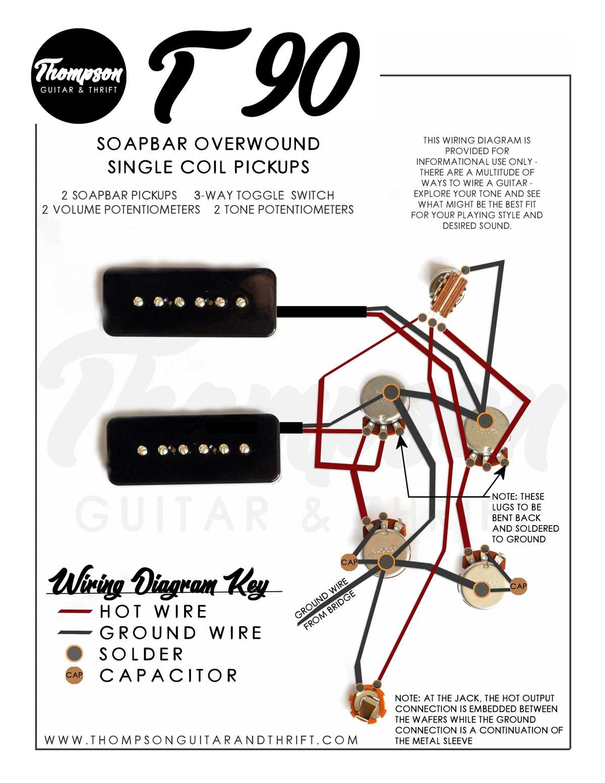 single pickup wiring diagram single pickup wiring diagram