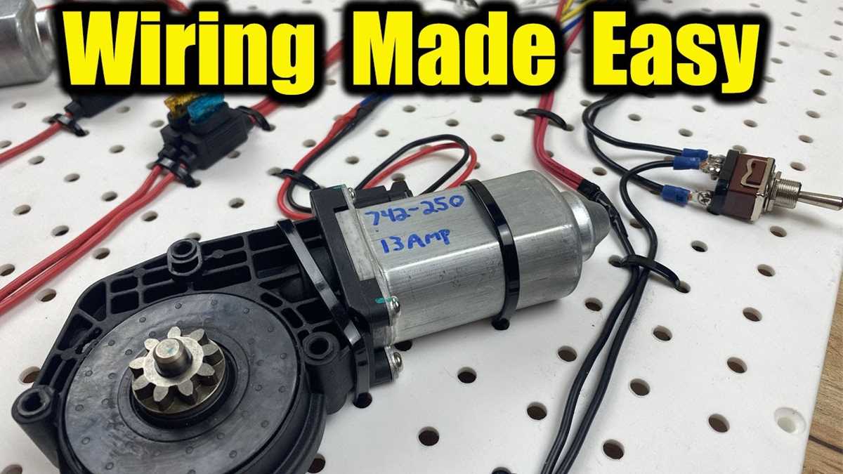 4 door power window wiring diagram