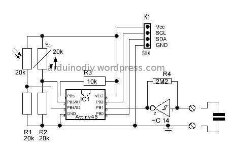 humidity sensor schematic diagram