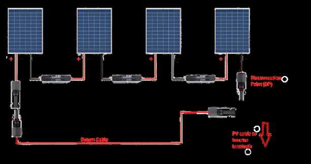 solar panel connection circuit diagram