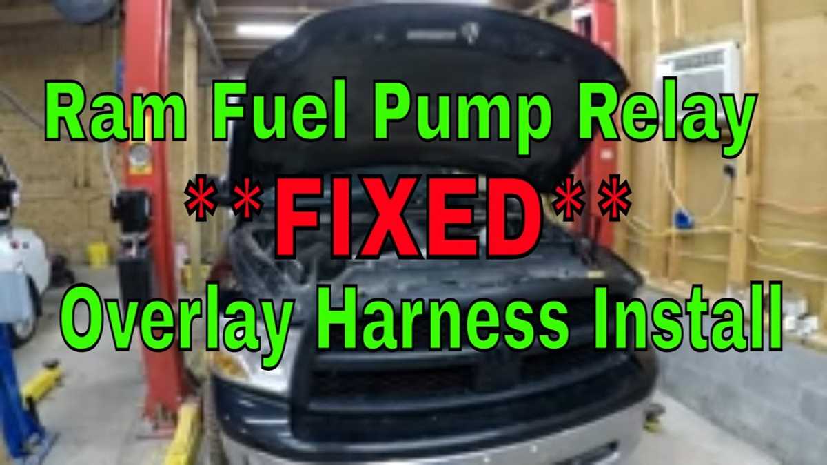2004 dodge ram 1500 fuel pump wiring diagram