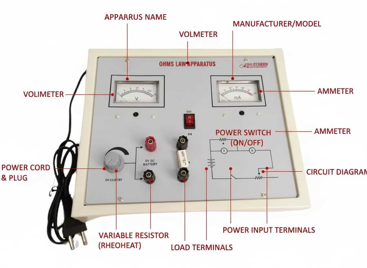ohms law experiment circuit diagram