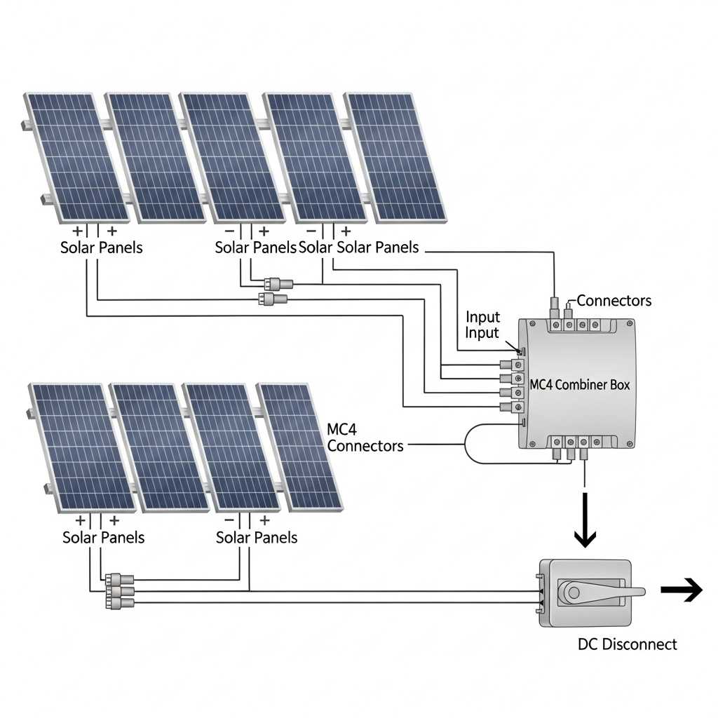solar panel circuit diagram schematic