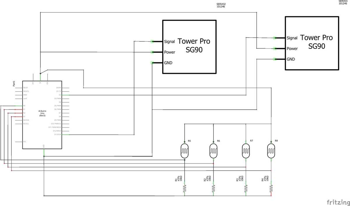 solar tracker circuit diagram