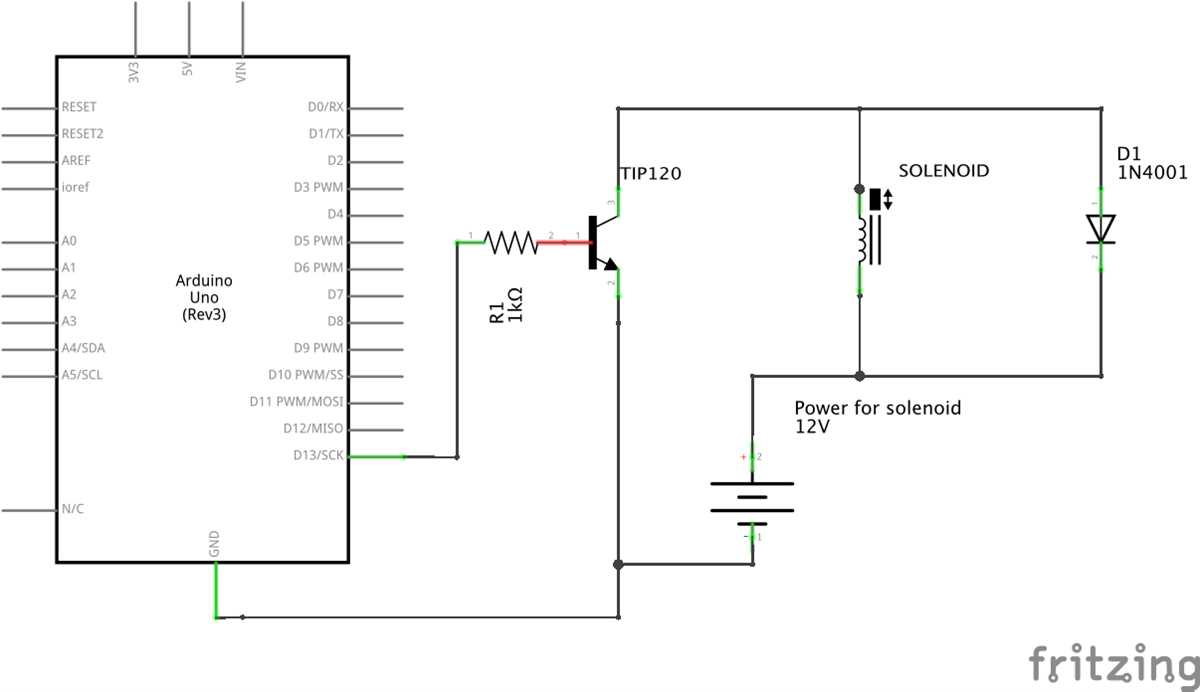 solenoid schematic diagram