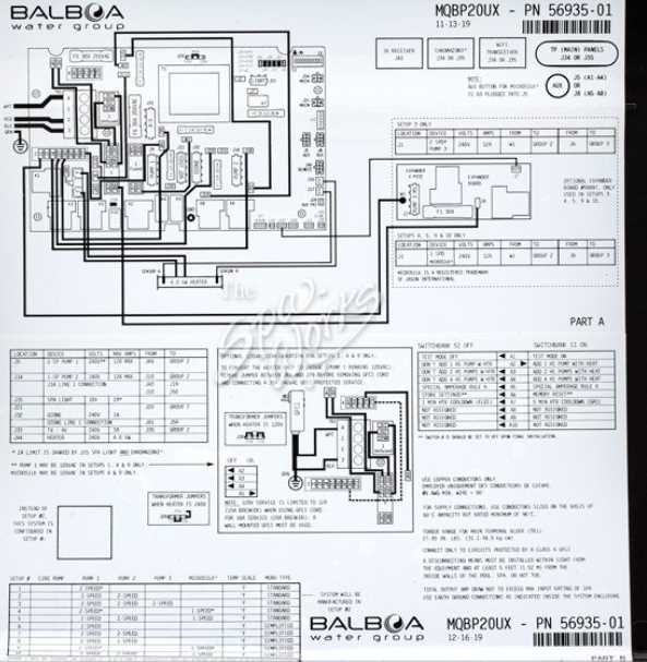 spa schematic diagram