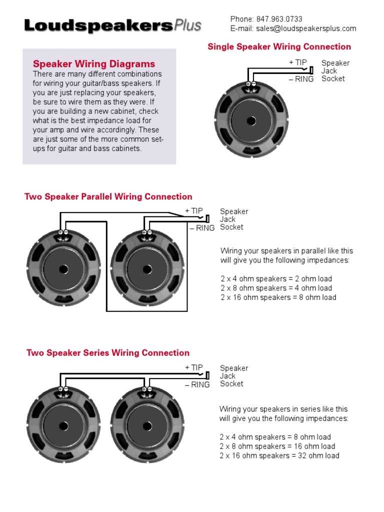 speaker and tweeter wiring diagram