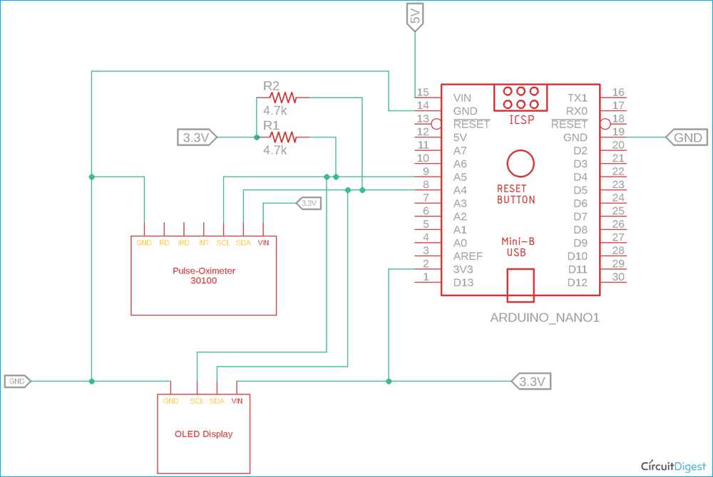 spo2 circuit diagram