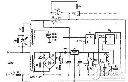 spot welder timer circuit diagram